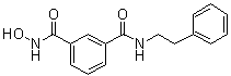 structure of CAS# 1440209-96-0, N1-Hydroxy-N3-(2-phenylethyl)-1,3-benzenedicarboxamide