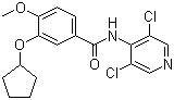 Piclamilast molecular structure (CAS 144035-83-6)