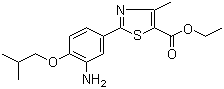 2-[3-Amino-4-(2-methylpropoxy)phenyl]-4-methyl-5-thiazolecarboxylic acid ethyl ester molecular structure (CAS 144060-92-4)
