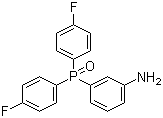 3-[双(4-氟苯基)磷酰基]苯胺分子结构 (CAS 144091-76-9)