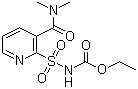 [[3-[(Dimethylamino)carbonyl]-2-pyridinyl]sulfonyl]carbamic acid ethyl ester molecular structure (CAS 144098-17-9)