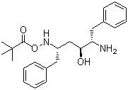 [(1S,3S,4S)-4-Amino-3-hydroxy-5-phenyl-1-(phenylmethyl)pentyl]carbamic acid 1,1-dimethylethyl ester molecular structure (CAS 144163-85-9)