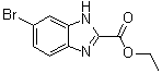 6-Bromo-1H-benzimidazole-2-carboxylic acid ethyl ester molecular structure (CAS 144167-50-0)