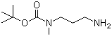 structure of CAS# 144222-23-1, tert-Butyl N-(3-aminopropyl)-N-methylcarbamate