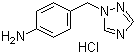 4-(1H-1,2,4-Triazol-1-ylmethyl)benzenamine hydrochloride  molecular structure (CAS 144235-64-3)