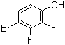 4-Bromo-2,3-difluorophenol molecular structure (CAS 144292-32-0)