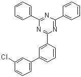 structure of CAS# 1443049-83-9, 2-(3'-Chloro[1,1'-biphenyl]-3-yl)-4,6-diphenyl-1,3,5-triazine