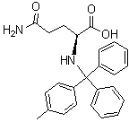 N-[(4-Methylphenyl)diphenylmethyl]-L-glutamine molecular structure (CAS 144317-21-5)