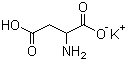 structure of CAS# 14434-35-6, DL-Aspartic acid potassium salt