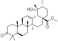 3-Oxopomolic acid methyl ester molecular structure (CAS 14440-23-4)