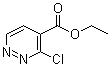 结构式 CAS# 1445-54-1, 3-氯哒嗪-4-羧酸乙酯