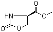 (R)-2-Oxo-4-oxazolidinecarboxylic acid methyl ester molecular structure (CAS 144542-43-8)