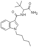 N-[1-(Aminocarbonyl)-2,2-dimethylpropyl]-1-pentyl-1H-indole-3-carboxamide molecular structure (CAS 1445583-48-1)