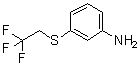 3-[(2,2,2-Trifluoroethyl)thio]benzenamine molecular structure (CAS 1445684-99-0)