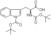 N-Boc-N'-Boc-L-tryptophan molecular structure (CAS 144599-95-1)