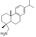 脱氢松香胺分子结构 (CAS 1446-61-3)