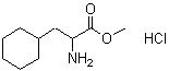 alpha-Aminocyclohexanepropanoic acid methyl ester hydrochloride molecular structure (CAS 144600-01-1)
