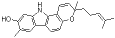 Isomahanine molecular structure (CAS 144606-95-1)