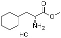structure of CAS# 144644-00-8, Methyl 3-cyclohexyl-D-alaninate hydrochloride;(R)-alpha-Aminocyclohexanepropanoic acid methyl ester