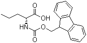 Fmoc-D-Norvaline molecular structure (CAS 144701-24-6)