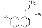 8-(2-Aminoethyl)-2-naphthalenol hydrobromide molecular structure (CAS 144705-51-1)