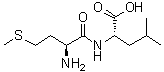 structure of CAS# 14486-16-9, L-Methionyl-L-leucine;Protein (human clone US2003/0049618-SEQID-546 secreted protein sequence homolog)