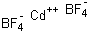 structure of CAS# 14486-19-2, Cadmium fluoroborate ;Cadmium tetrafluoroborate