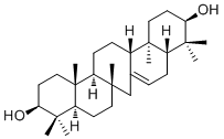 21-表千层塔烯二醇分子结构 (CAS 1449-06-5)