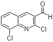 2,8-Dichloroquinoline-3-carboxaldehyde molecular structure (CAS 144918-96-7)