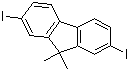 2,7-Diiodo-9,9-dimethylfluorene molecular structure (CAS 144981-86-2)