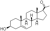 Pregnenolone molecular structure (CAS 145-13-1)