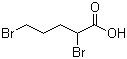 2,5-Dibromopentanoic acid molecular structure (CAS 1450-81-3)