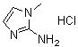 结构式 CAS# 1450-94-8, 1-甲基-1H-咪唑-2-胺单盐酸盐
