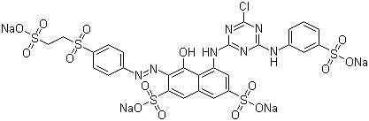 Reactive Red 198 molecular structure (CAS 145017-98-7)