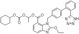 Candesartan cilexetil  molecular structure (CAS 145040-37-5)