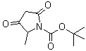 2-Methyl-3,5-dioxo-1-pyrrolidinecarboxylic acid 1,1-dimethylethyl ester molecular structure (CAS 1450828-51-9)