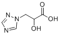 structure of CAS# 1450828-63-3, Triazole lactic acid;2-hydroxy-3-(1,2,4-triazol-1-yl)propanoic acid
