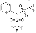 2-[N,N-Bis(trifluoromethylsulfonyl)amino]pyridine molecular structure (CAS 145100-50-1)