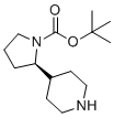 (R)-tert-Butyl 2-(piperidin-4-yl)pyrrolidine-1-carboxylate molecular structure (CAS 1451390-44-5)