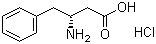 (R)-3-氨基-4-苯基丁酸盐酸盐分子结构 (CAS 145149-50-4)