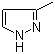 3-甲基吡唑分子结构 (CAS 1453-58-3)