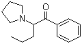 2-(吡咯烷-1-基)苯基-1-戊酮分子结构 (CAS 14530-33-7)