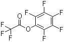 structure of CAS# 14533-84-7, Pentafluorophenyl trifluoroacetate;Trifluoroacetic acid pentafluorophenyl ester
