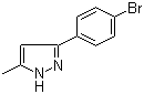 3-(4-溴苯基)-5-甲基-1H-吡唑分子结构 (CAS 145353-53-3)