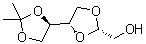 (2S,4S,4'R)-2',2'-Dimethyl[4,4'-bi-1,3-dioxolane]-2-methanol molecular structure (CAS 145354-78-5)