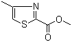 Methyl 4-methylthiazole-2-carboxylate molecular structure (CAS 14542-15-5)