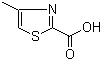 4-Methylthiazole-2-carboxylic acid molecular structure (CAS 14542-16-6)
