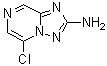 5-Chloro[1,2,4]triazolo[1,5-a]pyrazin-2-amine molecular structure (CAS 1454653-85-0)