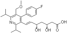 Cerivastatin molecular structure (CAS 145599-86-6)