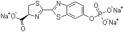 D-Luciferin 6'-O-phosphate trisodium salt molecular structure (CAS 145613-12-3)